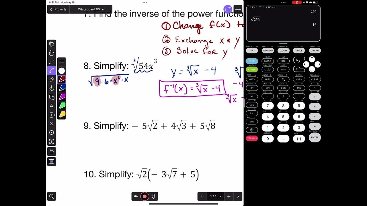 Algebra 2 EOC Review NO Calc YouTube