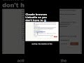 Claude Controls LinkedIn Like a Human While You Sleep 🤖 #Shorts
