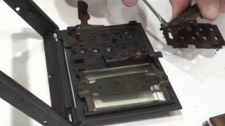 Corbin Push Pin Post Office Box Door Disassembly