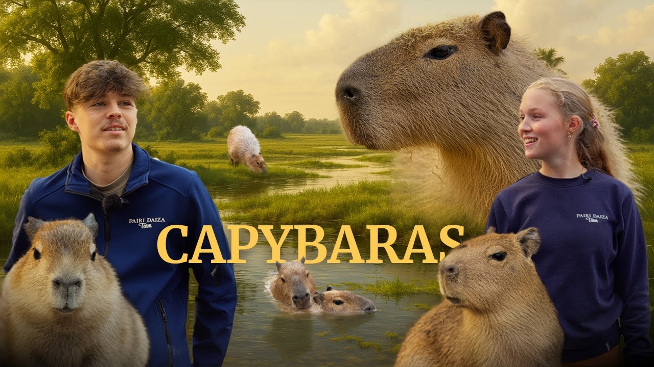 🐹 CAPYBARAS : les nouvelles stars du Parc !
