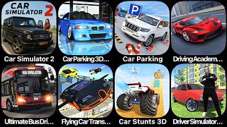 Car Simulator 2, Car Parking 3D, Car Parking, Driving Academy, Ultimate Bus Driver, Flying Car Taxi screenshot 5