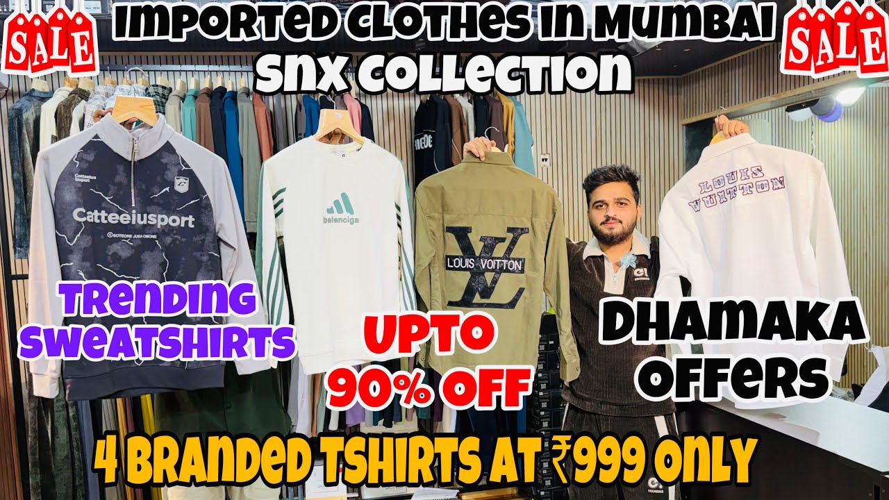 Imported Clothes in Mumbra 🔥| ₹249 Only | Branded Tshirts,Jeans,Poloneck | Branded Clothes in Mumbai