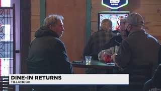 Restaurants, indoor entertainment allowed to reopen in Tillamook Co.