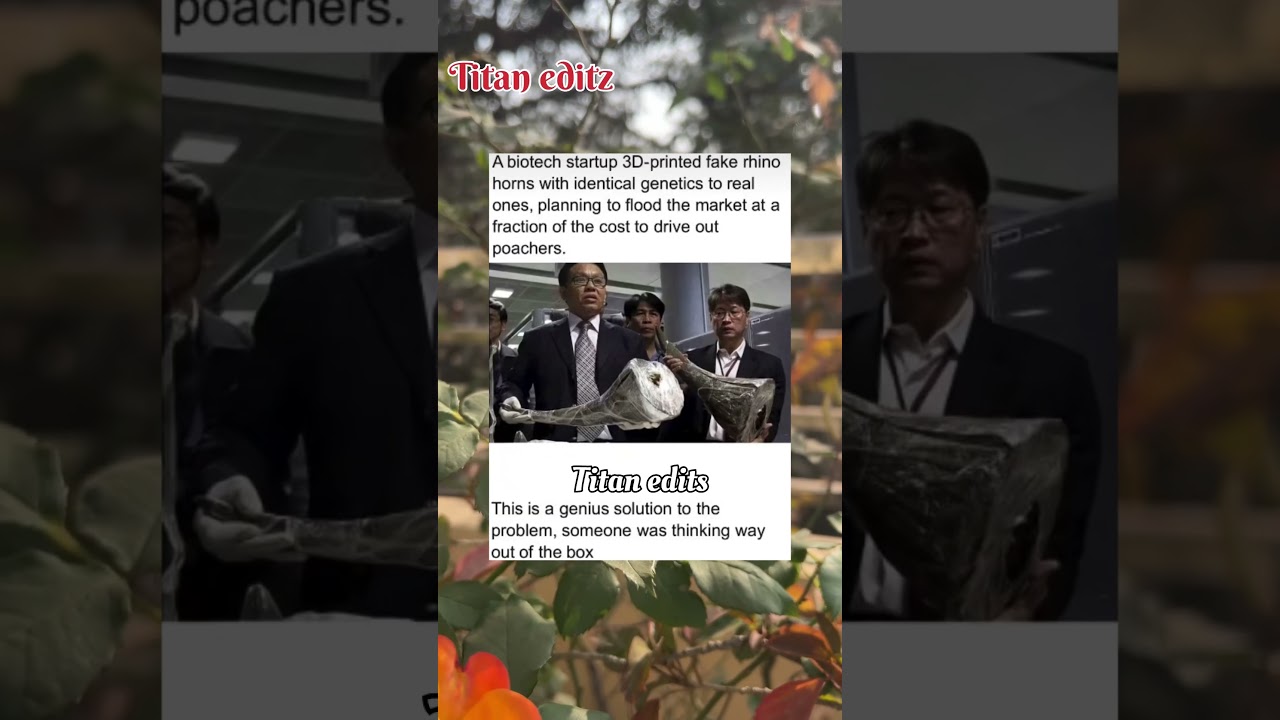 Scientists are flooding the market with fake rhino horns