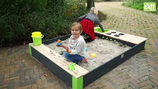 Exit Aksent Houten Zandbak Met Modderkeuken