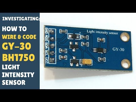 Video: Cómo Conectar El Sensor De Luz BH1750 A Arduino