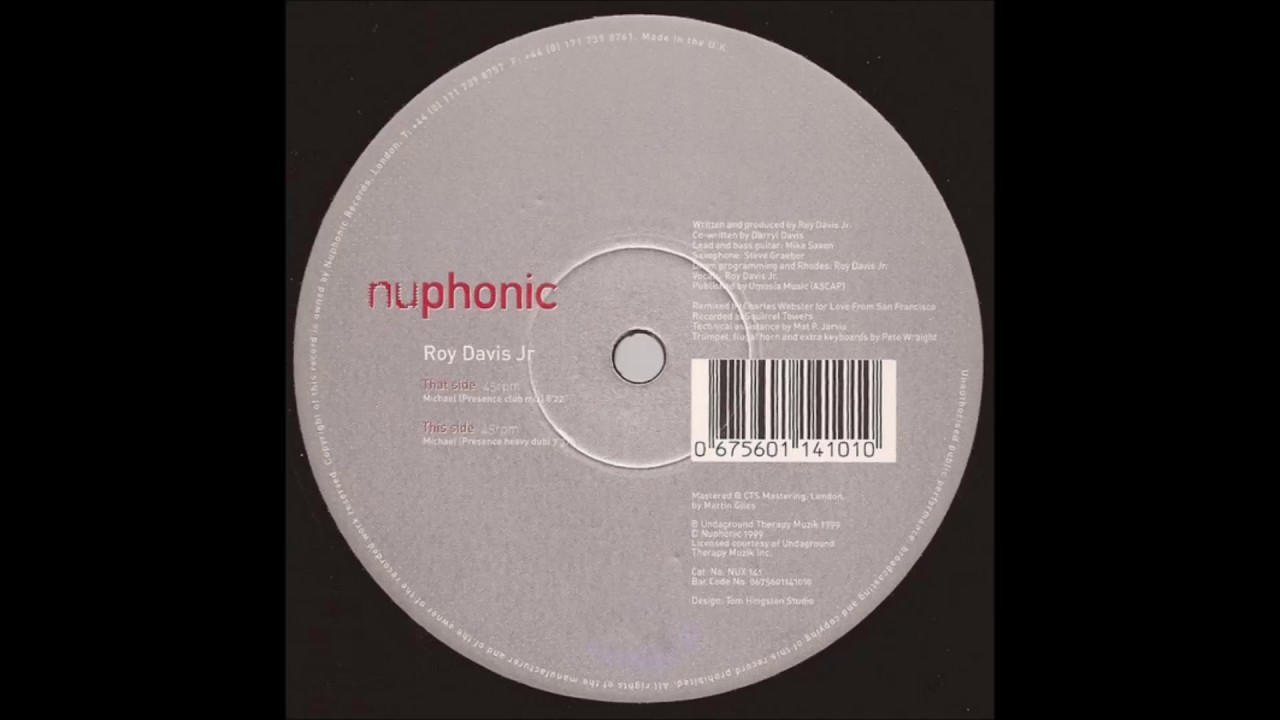 Roy Davis Jr  -  Michael (Presence club mix)