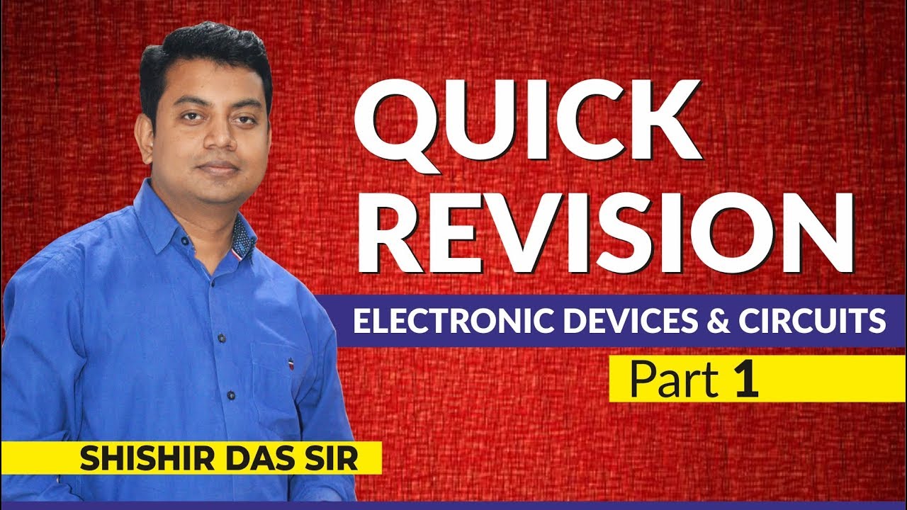 Quick Revision | Part 1 | EDC