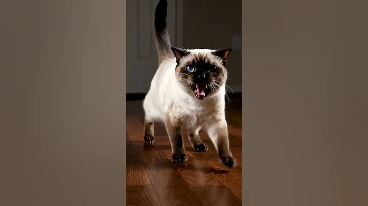 Video 11623891: siamese cat meowing, angry siamese cat, siamesecat