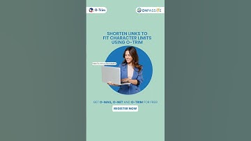 Create unique, shareable links using O-Trim