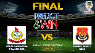 Birat Goldcup Final LIVE || Nepal APF Club vs Punjab Police FC