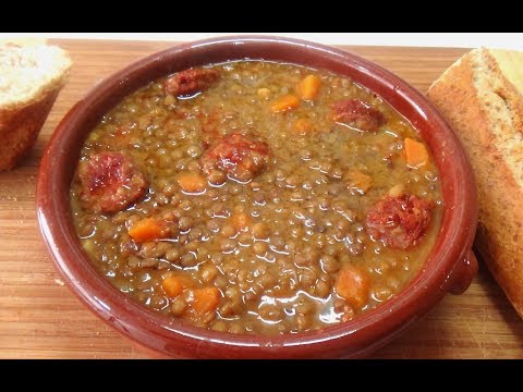 LENTEJAS CON CHORIZO (COCINA DE LA ABUELA)