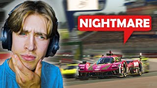 I tried the iRacing Le Mans 24H...