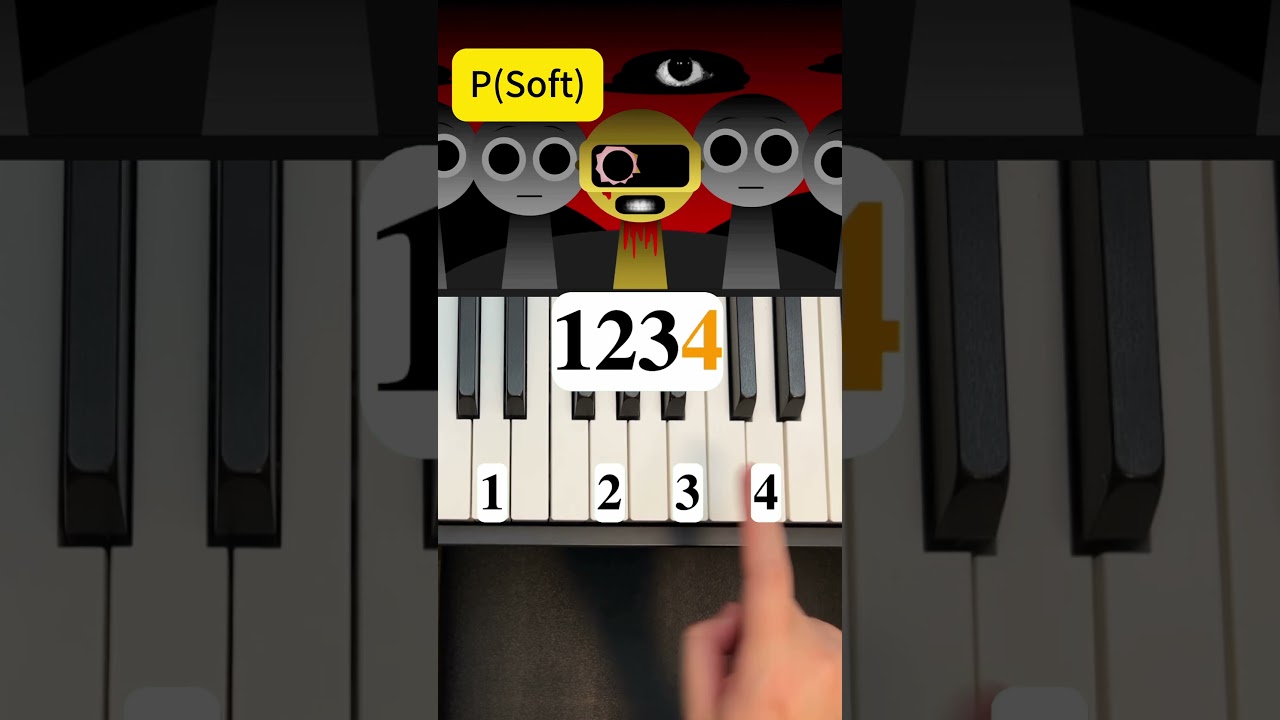 sprunki phase 2 Gold (Garnold) Piano Tutorial 