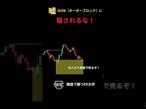 そのOB、ピントずれてませんか？｜真のオーダーブロックの見抜き方 #FX #SMC #オーダーブロック #構造トレード #Liquidity #SmartMoneyConcept #損切りの裏