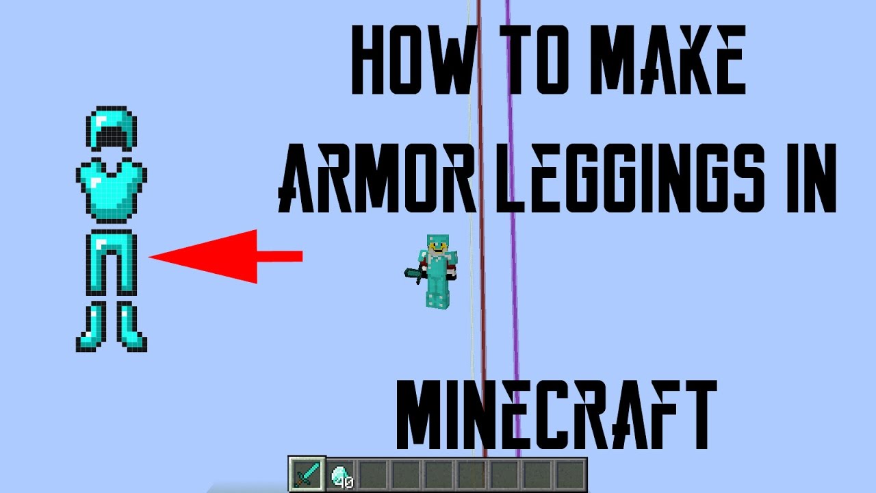How To Make Leggings/Pants In Minecraft 1.11.2 - Armor Leggings - YouTube
