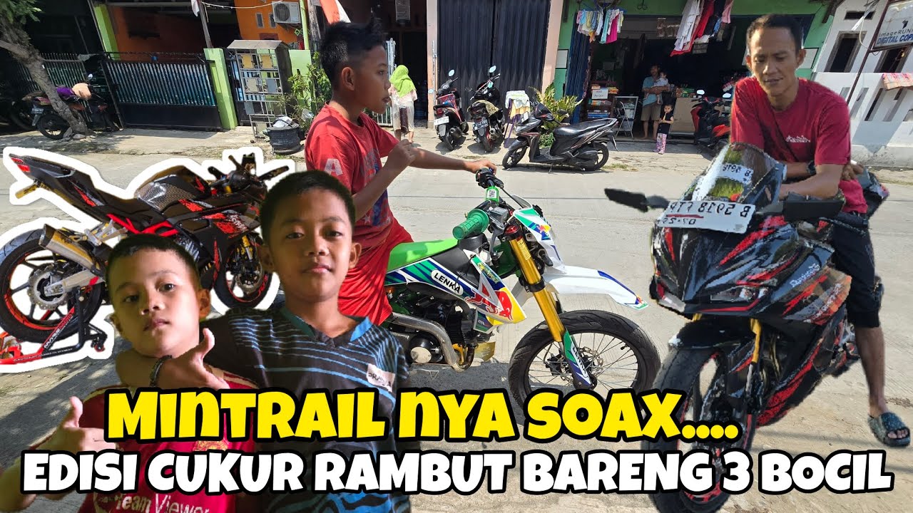 CUKUR RAMBUT AJA NAIK CBR250RR NGAB"