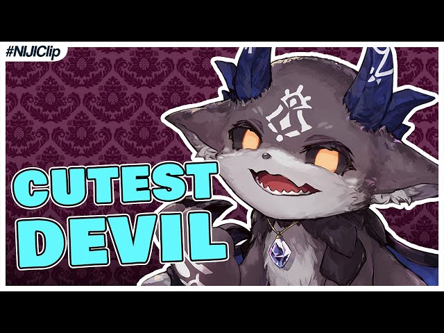 The world's cutest drinking Koala/Devil (VTuber/NIJISANJI Moments) (Eng Sub)のサムネイル