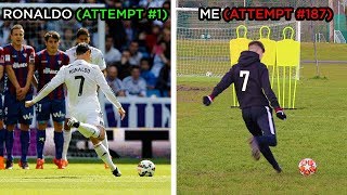 Cristiano Ronaldo Did This in 1 Attempt... I Did It In #?...