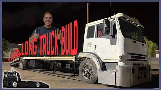 BUILDING MY 1995 INTERNATIONAL ACCO TRUCK TO CARRY 2 CARS & LOOK COOL...3 WEEKS TO GET IT FINISHED!!