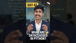 Day 47 What Are Data Classes in Python 🐍 #python #datascience #class #interview #coding #shorts