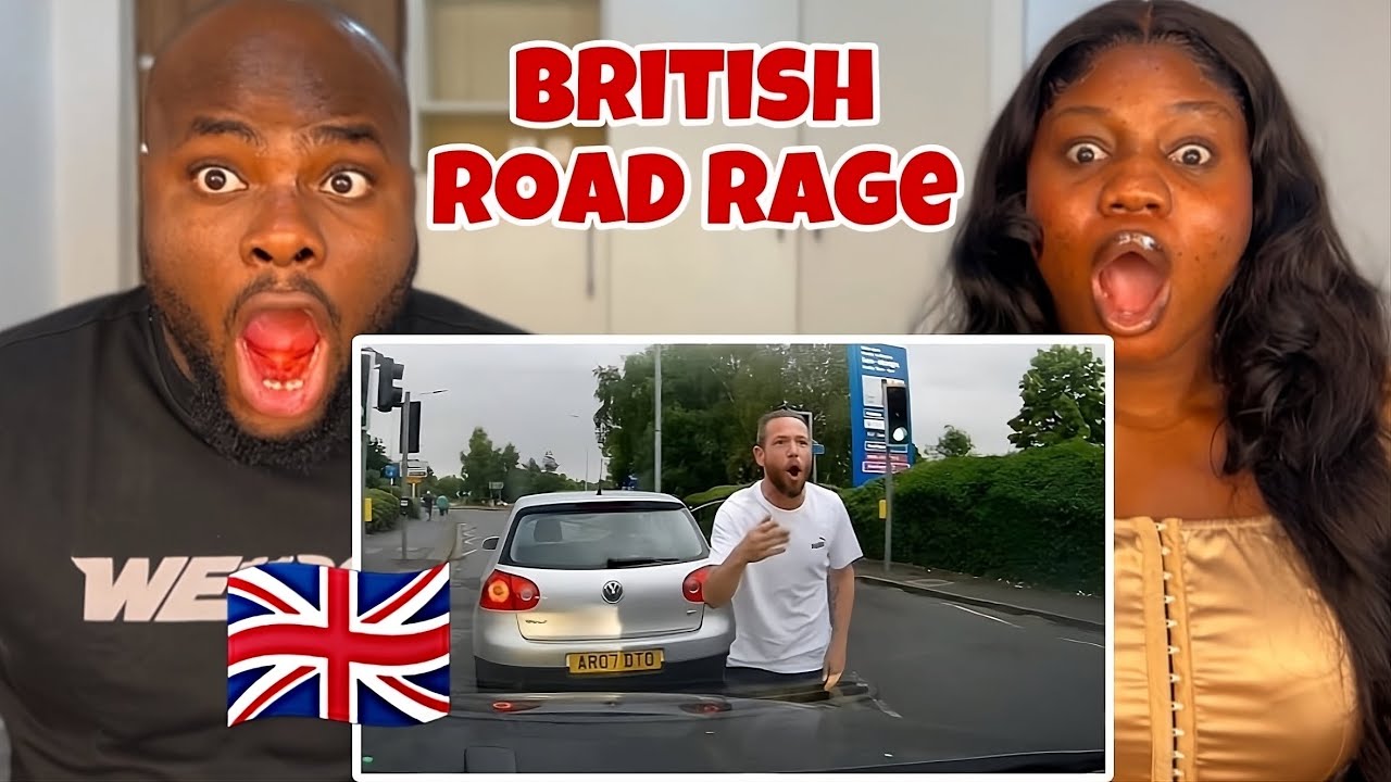 UK Road Rage Caught On Dashcam Compilation | American Reacts - YouTube