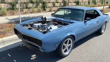 New Drag Wheels* 1968 Camaro 496 Stroker Big Block Chevy cammed idle