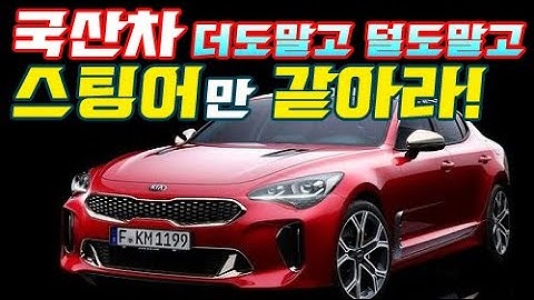 국산차 더도말고 덜도말고 스팅어만 같아라! 스팅어 3.3 마이스터 주행편 1부