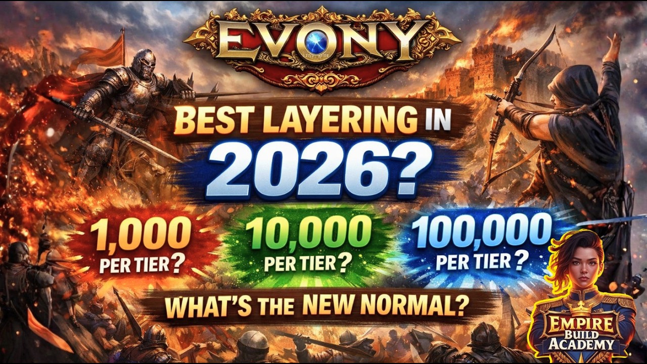 Evony 2026 Defensive Layering Meta Are 10K Layers Dead?