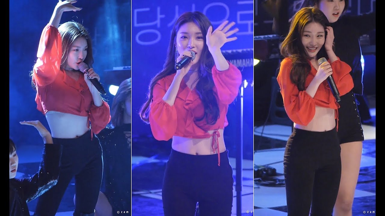 180521 청하 - 4곡 풀캠 : 롤러코스터 & 두근두근 & 뱅뱅 & Why Don't You Know (고려대축제) 직캠 fancam by zam