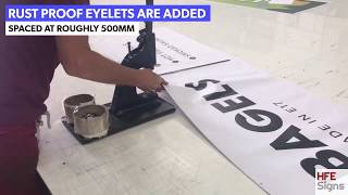 Printed Banners | Outdoor Banner Printing By HFE Signs | Cheap PVC Banners | Vinyl & Mesh Banners