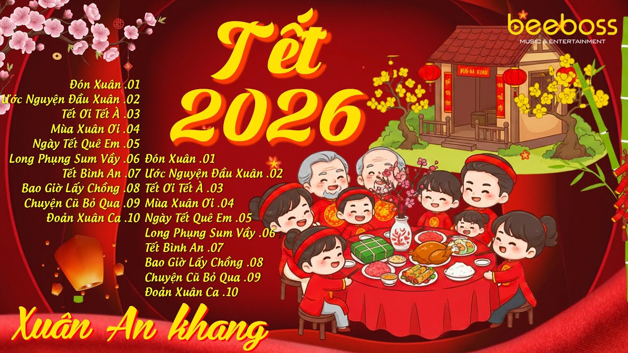 Nhạc Tết 2026 Remix Hay Nhất  – LK Nhạc Xuân Remix Sôi Động Mừng Xuân An Khang, Nghe Nôn Nao Đón Tết