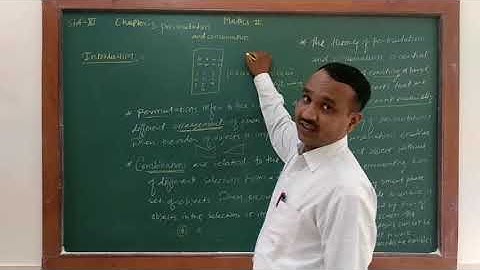 Permutations and combinations ; lecture 1 by Atul Limgude sir