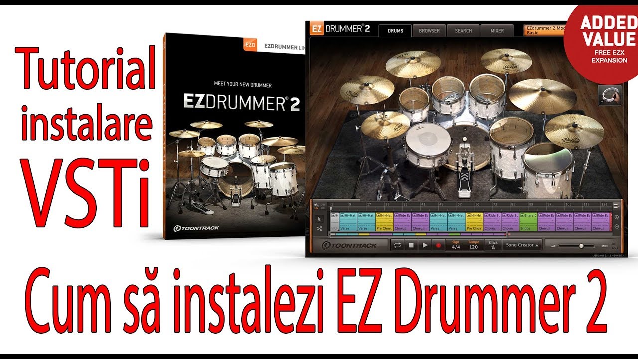 Cum să instalezi Toontrack EZ Drummer 2 demo - Tutorial - YouTube