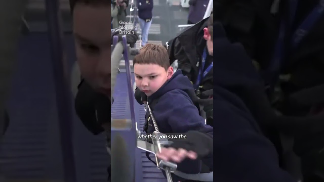 Double Amputee Tony Hudgell Scales The O2 For Charity!