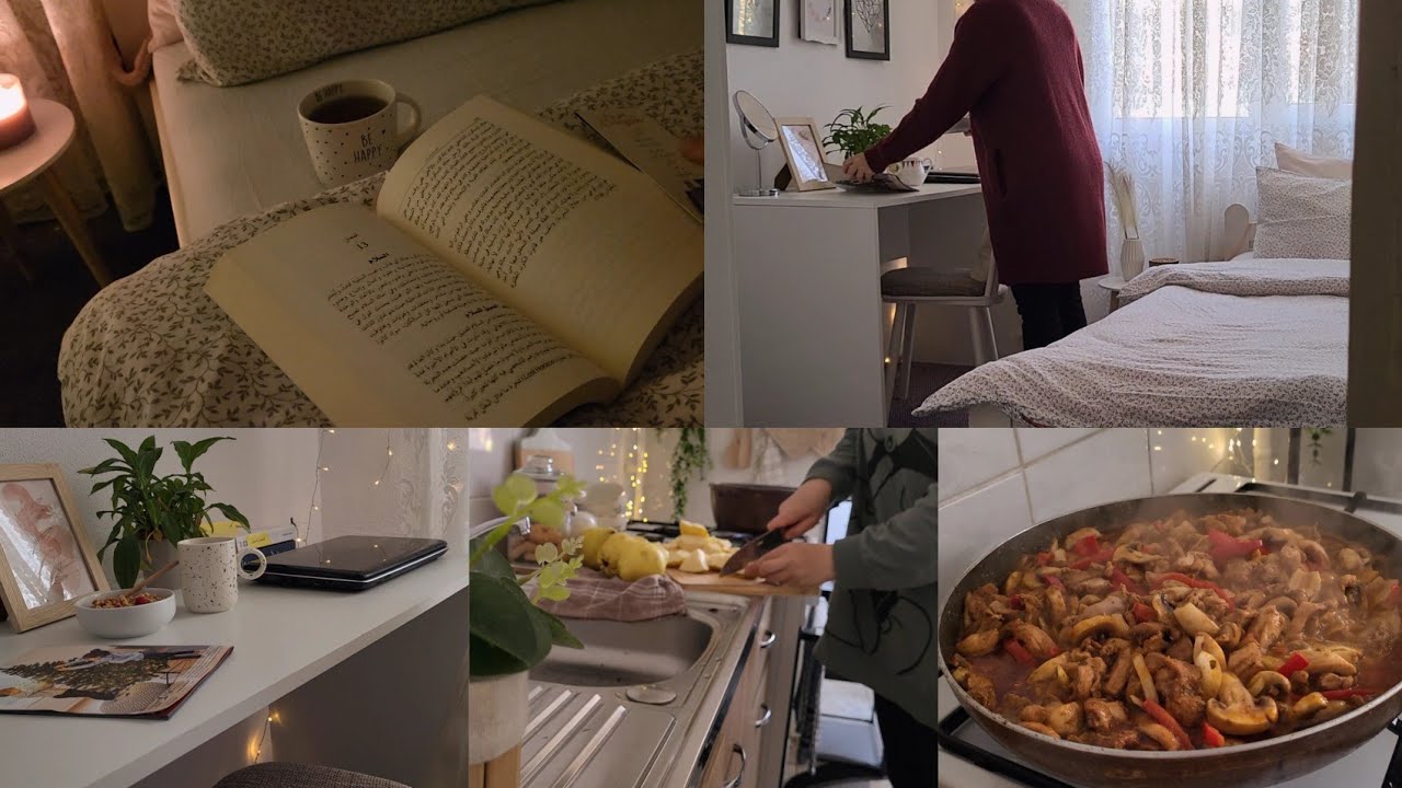 уютный и теплый осенний вечер 🍂| день дома, готовим на обед, осенний влог