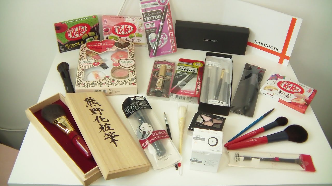 Japan Haul Japanese Makeup, Japanese Makeup Brushes and more YouTube