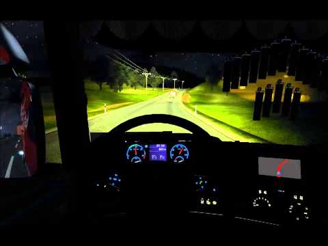 Scania G420 Highline Gece Yolculuğu [ETS2]