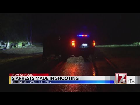 Two arrests made in Wake County shooting