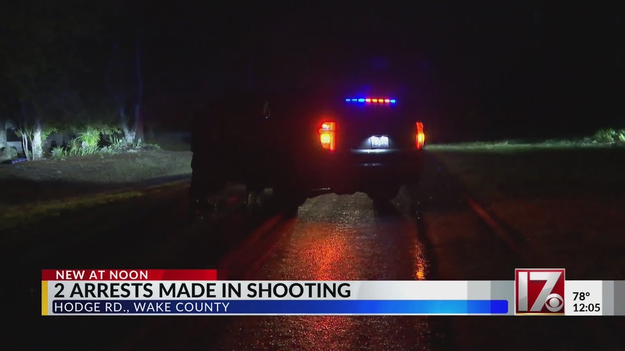 Two arrests made in Wake County shooting - YouTube