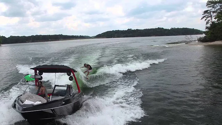 Hijacking A Boat Wake Lake Lanier  HD 4K