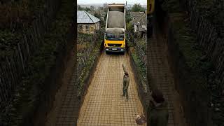 "From Mud to Highway: Incredible Rural Road Transformation in 60 Seconds"#usa