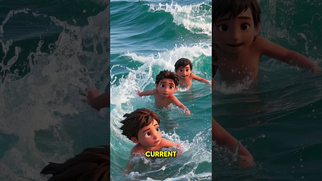 Rip Current Rescue | Goldie the Hero Dog Saves Kids