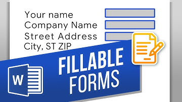 How to Create Fillable Forms in Word with Developer Tools | Make a Word Document Fillable