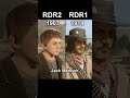 RDR2 VS RDR1 Character Comparison | Part 2 ( Outdated ) #rdr1 #gaming #rdr2 #reddeadredemption