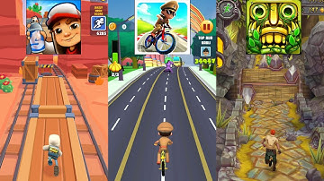 Subway Surfers 🆚 Little Singham Cycle Race 🆚 Temple Run 2 New Update
