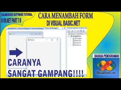 Cara menambah form di vb.net // vb.net part 7