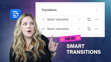 NEW ✨SMART✨ Transitions in Descript