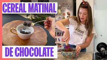 Como comer o cereal?