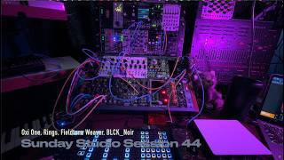 Sunday Studio Session 44 — Rings Techno & Euclidean Rhythms | OXI One x blck_noir